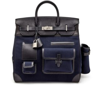 Hermès Cargo  40 – Bleu Marine Palladium Hardware