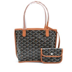 Goyard Black  Taba Chevroches Calf Anjou Mini Bag