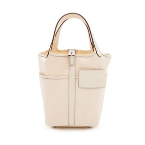 Hermès Picotin Lock 18 PM – Limited Edition Nata Swift & Toile Goeland