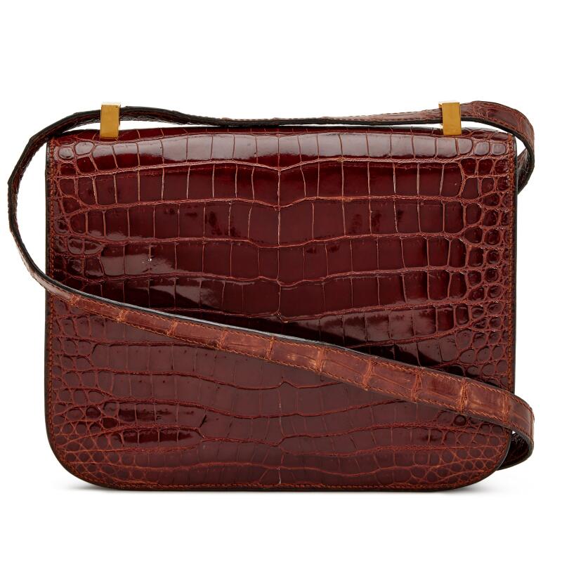 Hermès Constance 24 – Vintage Miel Shiny Niloticus Crocodile - Görsel 2