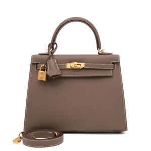 Hermès Kelly 25 Sellier – Etoupe Epsom with Gold Hardware