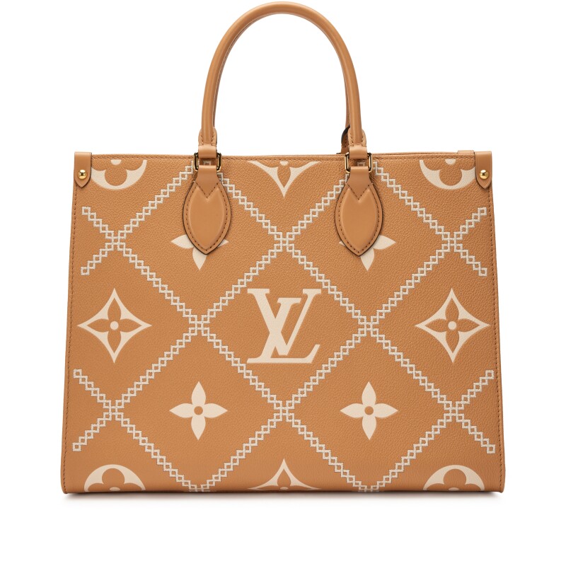 Louis Vuitton Brown OnTheGo Gold Hardware