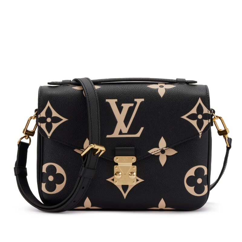 Louis Vuitton Black Métis Gold Hardware