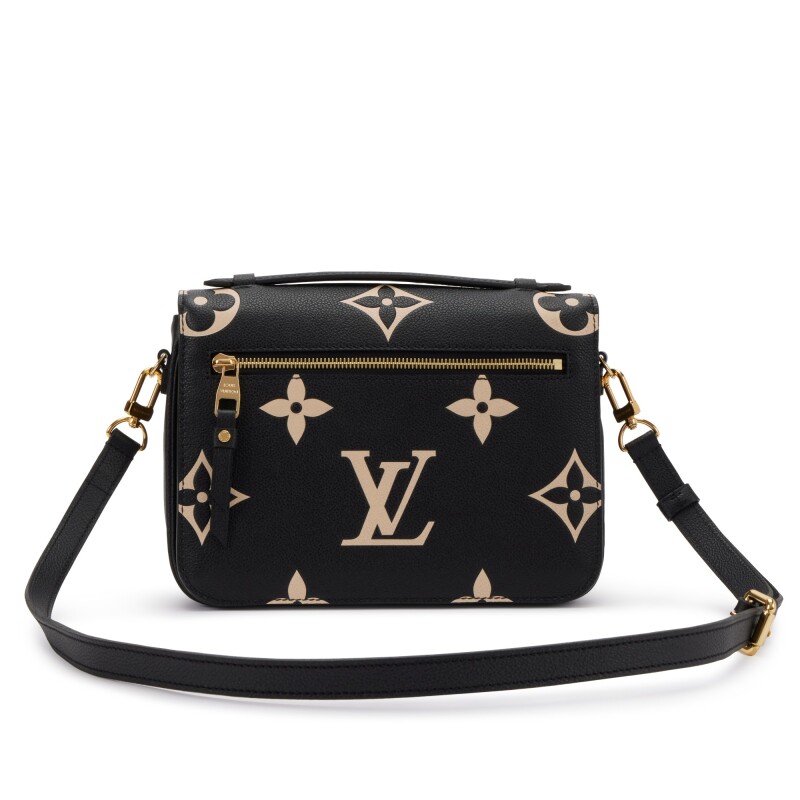 Louis Vuitton Black Métis Gold Hardware - Görsel 2
