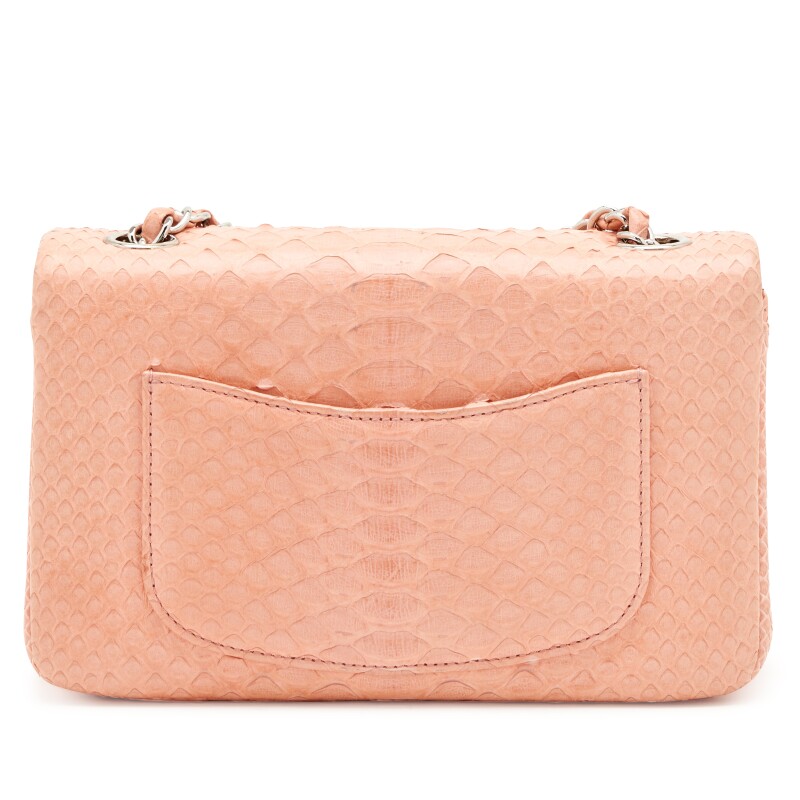 Chanel Small Single Flap – Soft Pink Python - Görsel 2