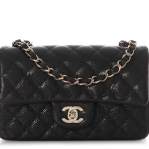Chanel Rectangular Mini Classic Flap – Black Quilted Caviar